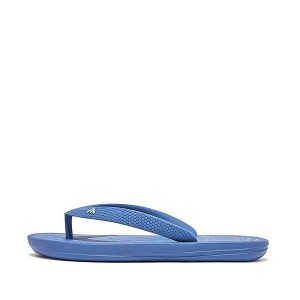 Blue Kids' FitFlop Iqushion Junior Ergonomic Flip Flops | 249GFPEYH