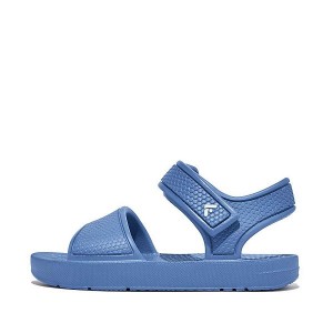 Blue Kids' FitFlop Iqushion Toddler Ergonomic Back-Strap Sandals | 634ONUSCW