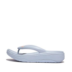 Blue Women's FitFlop Relieff Recovery Toe-Post Sandals | 764YWSNXD