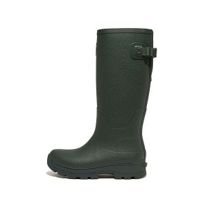 Deep Green Women's FitFlop Wonderwelly Atb High Performance Tall Wellington Rain Boots | 420PDLZOA