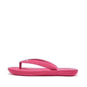 Pink Kids' FitFlop Iqushion Junior Ergonomic Flip Flops | 813XSRYWN