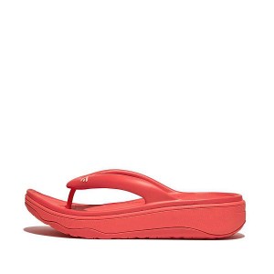 Red / Coral Women's FitFlop Relieff Recovery Toe-Post Sandals | 783UCVSGN