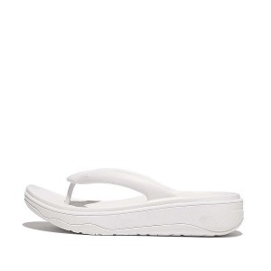 White Women's FitFlop Relieff Recovery Toe-Post Sandals | 473SNWGLM