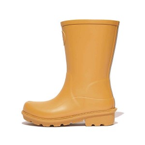 Yellow Kids' FitFlop Wonderwelly Junior Ergonomic Wellington Rain Boots | 879IFUVTL