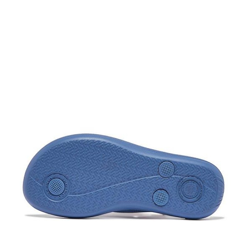 Blue Kids' FitFlop Iqushion Junior Ergonomic Flip Flops | 249GFPEYH