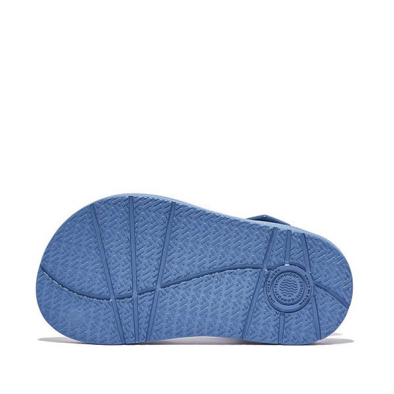 Blue Kids' FitFlop Iqushion Toddler Ergonomic Back-Strap Sandals | 634ONUSCW