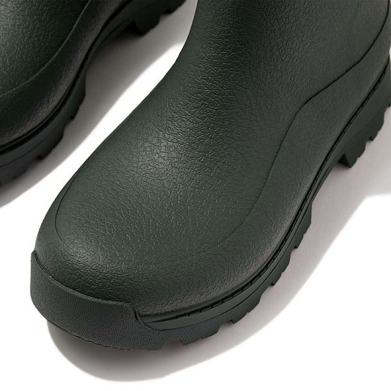 Deep Green Women's FitFlop Wonderwelly Atb High Performance Tall Wellington Rain Boots | 420PDLZOA