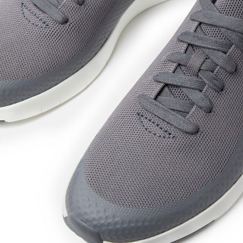 Grey Men's FitFlop Uberknit Ever Knit Sneakers | 748YHFJXA