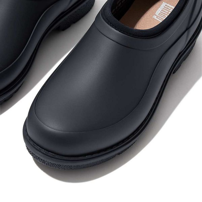 Navy Women's FitFlop Wonderclog Waterproof Rubber Clogs | 647TUNSAK