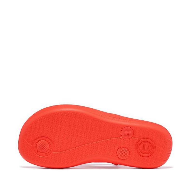 Orange Kids' FitFlop Iqushion Junior Ergonomic Flip Flops | 198KILNFT