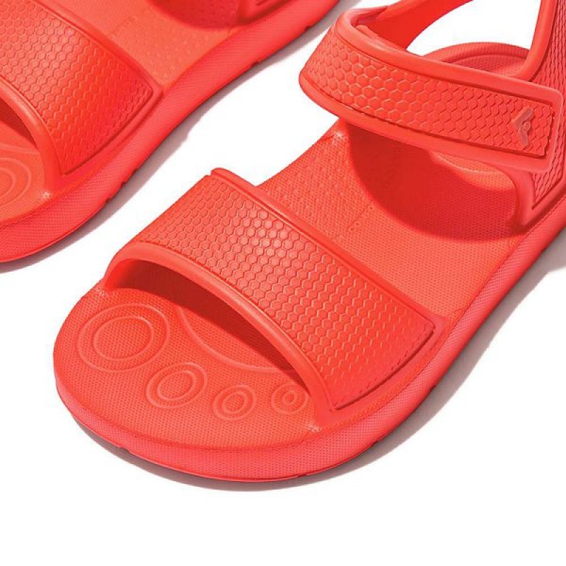 Orange Kids' FitFlop Iqushion Toddler Ergonomic Back-Strap Sandals | 319IAREHV