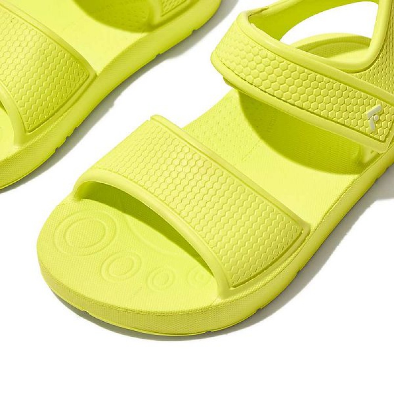 Yellow Kids' FitFlop Iqushion Toddler Ergonomic Back-Strap Sandals | 806KMAFPX