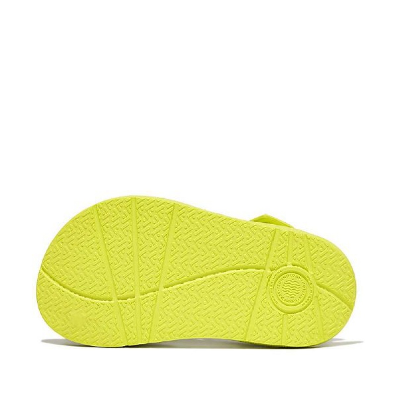 Yellow Kids' FitFlop Iqushion Toddler Ergonomic Back-Strap Sandals | 806KMAFPX